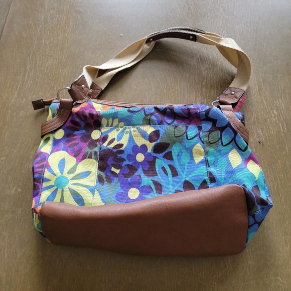 🎉🌟 HOST PICK 🎉🌟Spring Is Blooming EUC Lily Bloom Floral Shoulder Bag Handbag - Picture 3 of 10